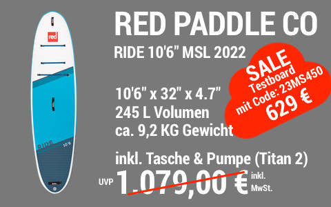 2022 Red 1079 629 SALE MAIN SUP Showroom 2022 Red Paddle Co RIDE 10.6 Pixelmator used