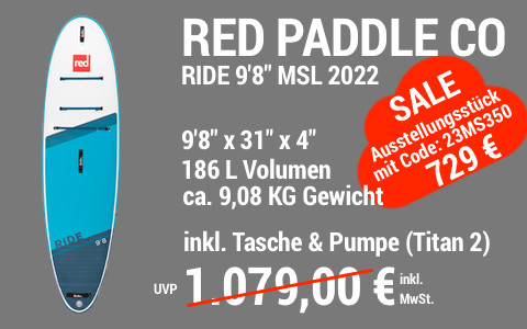 2022 Red 1079 729 SALE MAIN SUP Showroom 2022 Red Paddle Co RIDE 9.8 Pixelmator neu