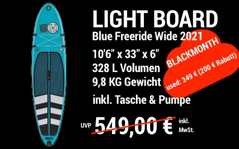 2021 LBC BLACKMONTH MAIN SUP Showroom 2021 Light Blue Freeride Wide 10.6