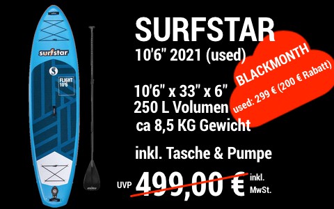 2021 SST BLACKMONTH MAIN SUP Showroom 2021 Surfstar 10.6