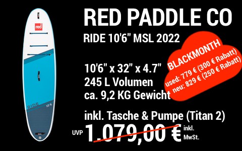 2022 Red BLACKMONTH MAIN SUP Showroom 2022 Red Paddle Co RIDE 10.6