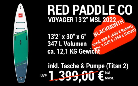 2022 Red BLACKMONTH MAIN SUP Showroom 2022 Red Paddle Co VOYAGER 13.2