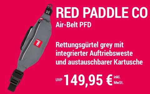 2022 Red Paddle Co Airbelt PFD grey