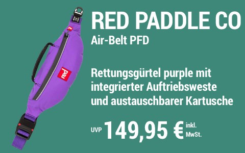 2022 Red Paddle Co Airbelt PFD purple