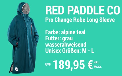 2022 Red Paddle Co Pro Change Robe Long Sleeve alpine teal