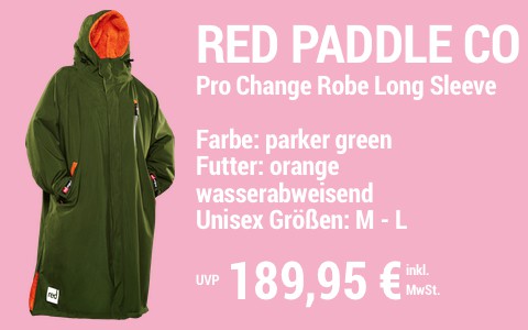 2022 Red Paddle Co Pro Change Robe Long Sleeve parker green