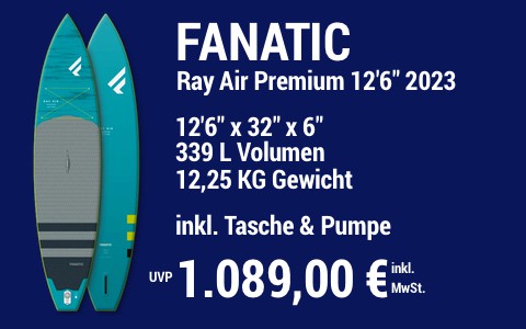 2023 FANATIC 1089 MAIN SUP Showroom 2023 Fanatic Ray Air Premium 12622x3222x622
