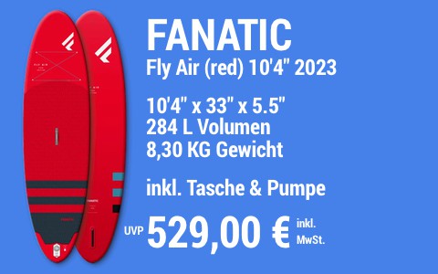 2023 FANATIC 529 MAIN SUP Showroom 2023 Fanatic Fly Air red 10422x3322x5.522