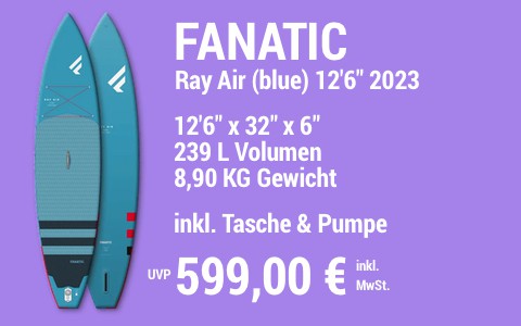 2023 FANATIC 599 MAIN SUP Showroom 2023 Fanatic Ray Air blue 12622x3222x622