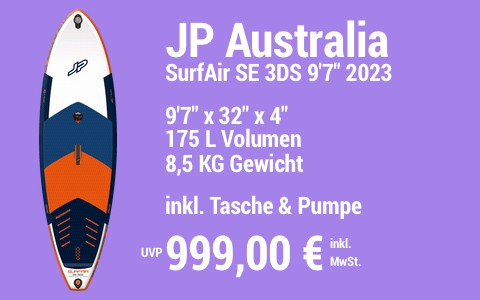 2023 JP 999 MAIN SUP Showroom 2023 JP SurfAir SE 3DS 10.7
