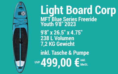 2023 LBC 499 MAIN SUP Showroom 2023 Light Board Corp MFT Blue Series Freeride Youth 9822 x 26.522 x 4.7522