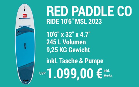2023 RED PADDLE CO 1099 MAIN SUP Showroom 2023 Red Paddle Co Ride 10622x3222x4.722 MSL