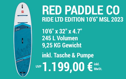 2023 RED PADDLE CO 1199 MAIN SUP Showroom 2023 Red Paddle Co Ride Limited Edition 10622x3222x4.722 MSL