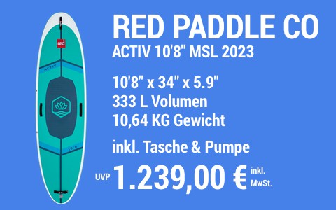 2023 RED PADDLE CO 1239 MAIN SUP Showroom 2023 Red Paddle Co Activ 10822x3422x5.922 MSL