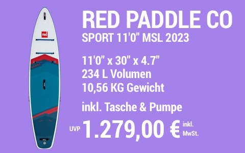 2023 RED PADDLE CO 1279 MAIN SUP Showroom 2023 Red Paddle Co Sport 11022x3022x4.722 MSL