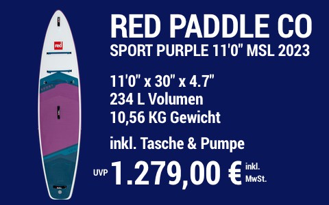 2023 RED PADDLE CO 1279 MAIN SUP Showroom 2023 Red Paddle Co Sport Purple 11022x3022x4.722 MSL