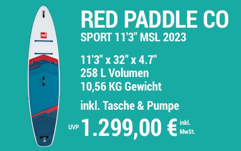 2023 RED PADDLE CO 1299 MAIN SUP Showroom 2023 Red Paddle Co Sport 11322x3222x4.722 MSL