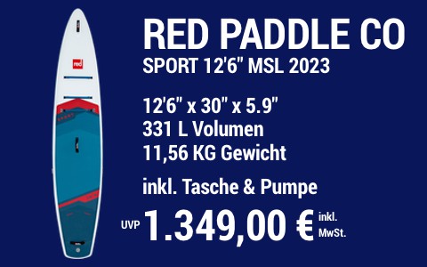 2023 RED PADDLE CO 1349 MAIN SUP Showroom 2023 Red Paddle Co Sport 12622x3022x5.922 MSL