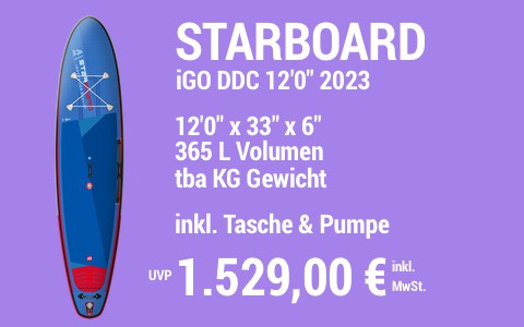 2023 STARBOARD 1529 MAIN SUP Showroom 2023 Starboard iGO DDC 12022x3322x622