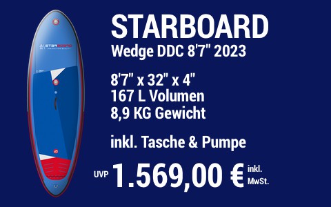 2023 STARBOARD 1569 MAIN SUP Showroom 2023 Starboard Wedge DDC 8722x3222x422