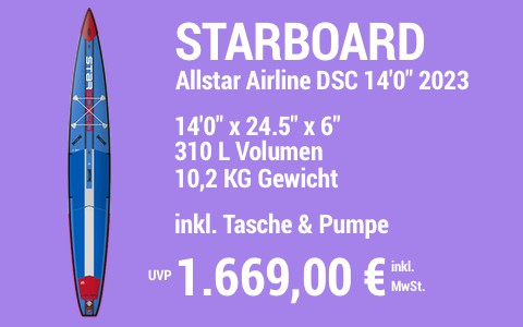 2023 STARBOARD 1669 MAIN SUP Showroom 2023 Starboard Allstar Airline DSC 14022x24.522x622