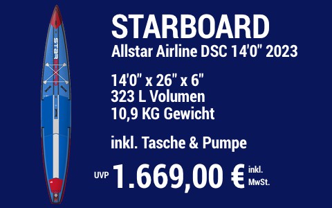 2023 STARBOARD 1669 MAIN SUP Showroom 2023 Starboard Allstar Airline DSC 14022x2622x622