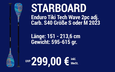 2023 STARBOARD 299 MAIN SUP Showroom 2023 Starboard Paddel Enduro Tiki Tech Wave 2pc adj Carbon S40 