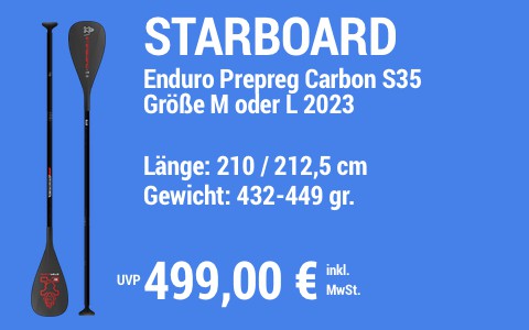 2023 STARBOARD 499 MAIN SUP Showroom 2023 Starboard Paddel Enduro Prepreg Carbon S35