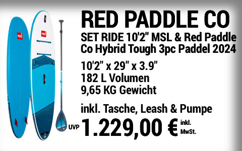 2024 RED PADDLE CO 1229 MAIN SUP Showroom 2024 Red Paddle Co SET RIDE 10222x2922x3 v2.922 Red Paddle Co Hybrid Tough 3pc CL Paddle