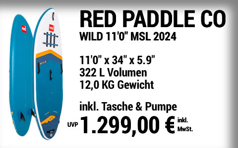 2024 RED PADDLE CO 1299 MAIN SUP Showroom 2024 Red Paddle Co WILD 11022x3422x5 v2.922