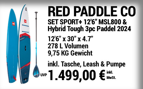 2024 RED PADDLE CO 1499 MAIN SUP Showroom 2024 Red Paddle Co SET SPORT+ 12622x3022x4 v4.722 Red Paddle Co Hybrid Tough 3pc CL Paddle