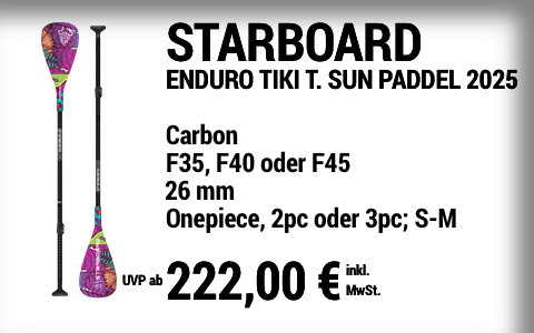 2025 STARBOARD 222 MAIN SUP Showroom 2025 Starboard ENDURO Tiki Tech Sun Paddel