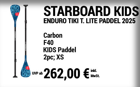 2025 STARBOARD 262 MAIN SUP Showroom 2025 Starboard ENDURO Kids Tiki Tech Lite Paddel