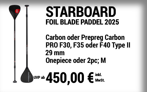 2025 STARBOARD 450 MAIN SUP Showroom 2025 Starboard FOIL BLADE Paddel