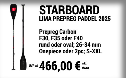 2025 STARBOARD 466 MAIN SUP Showroom 2025 Starboard LIMA Prepreg Paddel