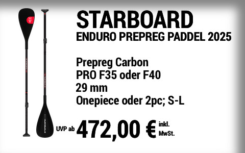 2025 STARBOARD 472 MAIN SUP Showroom 2025 Starboard ENDURO Prepreg Paddel